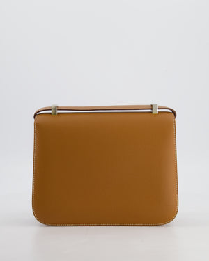 Hermès Constance 24 Bag in Gold Epsom Leather with Palladium Hardware