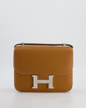 Hermès Constance 24 Bag in Gold Epsom Leather with Palladium Hardware