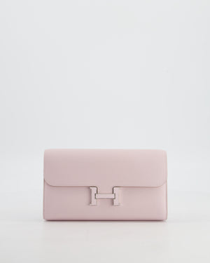 Hermès Constance To Go Bag in Mauve Pale Epsom Leather with Palladium Laque Hardware