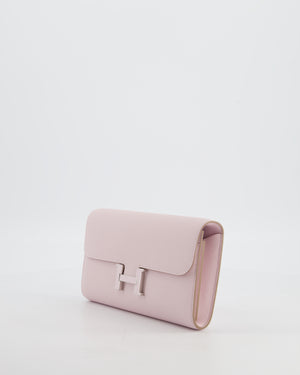 Hermès Constance To Go Bag in Mauve Pale Epsom Leather with Palladium Laque Hardware
