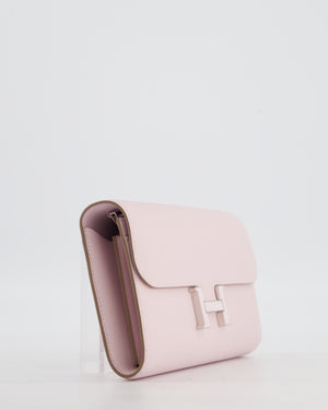 Hermès Constance To Go Bag in Mauve Pale Epsom Leather with Palladium Laque Hardware