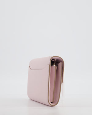 Hermès Constance To Go Bag in Mauve Pale Epsom Leather with Palladium Laque Hardware