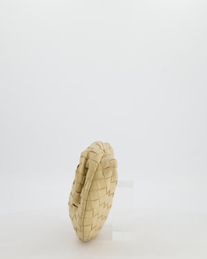 Bottega Veneta Beige Mini Jodie Bag in Intreccato Leather with Gold Hardware RRP £2,200
