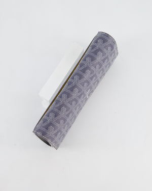 Goyard Grey Varenne Long Wallet in Grey Goyardine Canvas