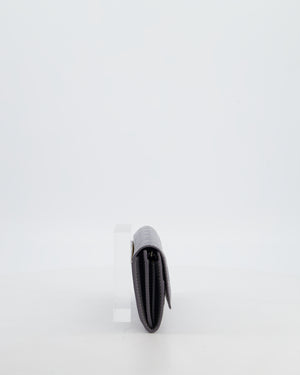 Goyard Grey Varenne Long Wallet in Grey Goyardine Canvas