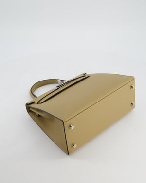 Hermès Kelly 25 Sellier Bag in Poussiere Epsom Leather with Palladium Hardware