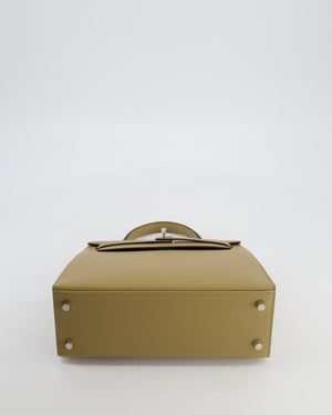 Hermès Kelly 25 Sellier Bag in Poussiere Epsom Leather with Palladium Hardware