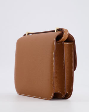 *RARE* Hermès Constance III 18 Miroir Bag in Gold Epsom Leather with Brushed Permabrass Hardware