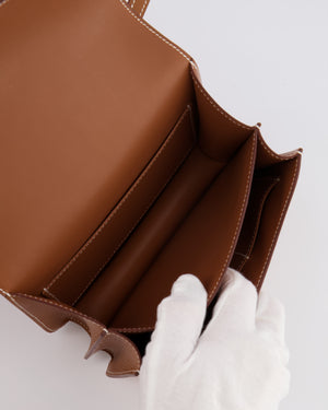 *RARE* Hermès Constance III 18 Miroir Bag in Gold Epsom Leather with Brushed Permabrass Hardware