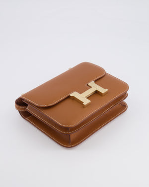 *RARE* Hermès Constance III 18 Miroir Bag in Gold Epsom Leather with Brushed Permabrass Hardware