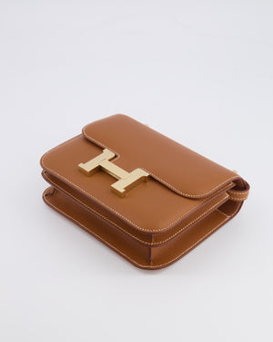 *RARE* Hermès Constance III 18 Miroir Bag in Gold Epsom Leather with Brushed Permabrass Hardware