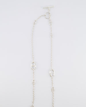 Hermès Silver Farandole Long Necklace 120