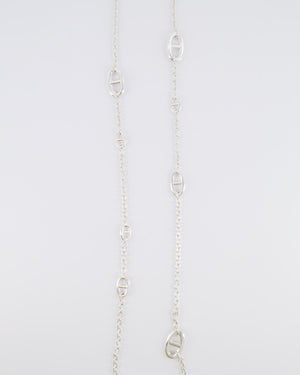 Hermès Silver Farandole Long Necklace 120