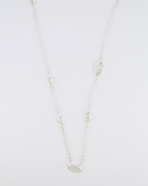 Hermès Silver Farandole Long Necklace 120
