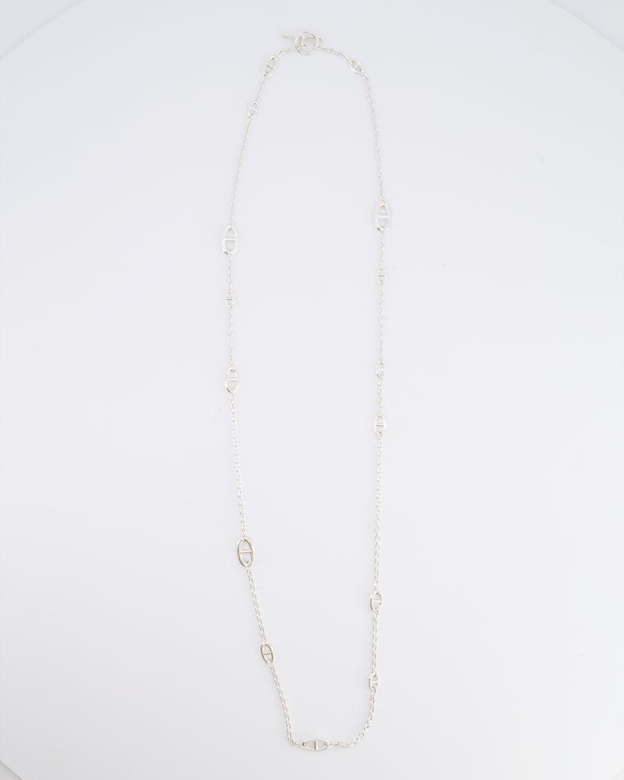 Hermès Silver Farandole Long Necklace 120