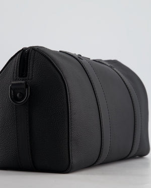 *FIRE PRICE* Louis Vuitton Aerogram City Keepall Shoulder Bag in Black Grained Leather