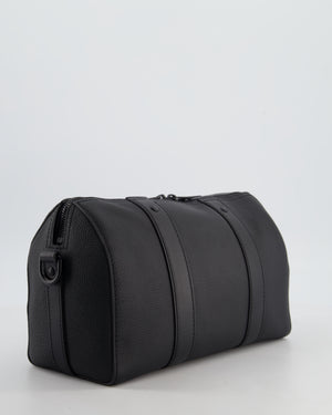 *FIRE PRICE* Louis Vuitton Aerogram City Keepall Shoulder Bag in Black Grained Leather