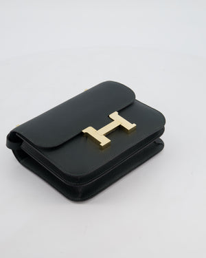 *HOT & FIRE PRICE* Hermès Constance III 18 Miroir Bag in Vert Mangrove Epsom Leather with Permabrass Hardware