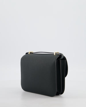 *HOT & FIRE PRICE* Hermès Constance III 18 Miroir Bag in Vert Mangrove Epsom Leather with Permabrass Hardware