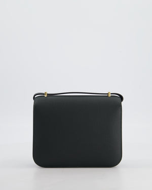 *HOT & FIRE PRICE* Hermès Constance III 18 Miroir Bag in Vert Mangrove Epsom Leather with Permabrass Hardware