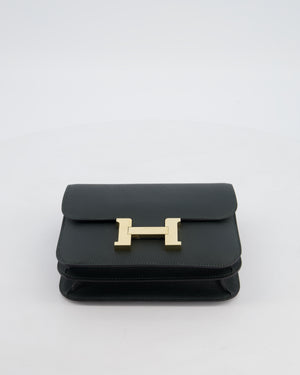 *HOT & FIRE PRICE* Hermès Constance III 18 Miroir Bag in Vert Mangrove Epsom Leather with Permabrass Hardware