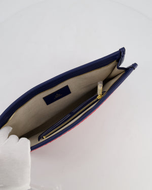 Gucci 2021 'The Hamptons" Striped Logo Pouch