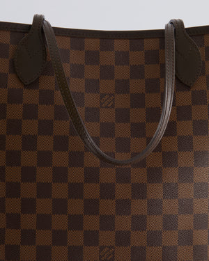 Louis Vuitton Brown Neverfull MM Tote Bag in Damier Canvas with Gold Hardware RRP £1430