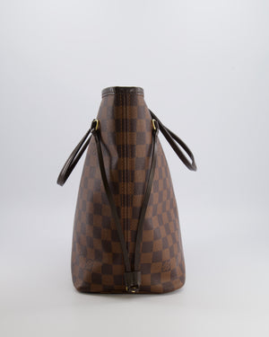 Louis Vuitton Brown Neverfull MM Tote Bag in Damier Canvas with Gold Hardware RRP £1430