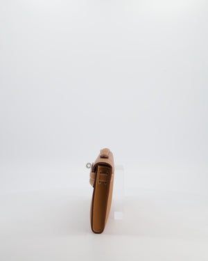 *HOT & RARE* Hermès Kelly Cut Bag in Gold Swift Leather with Palladium Hardware