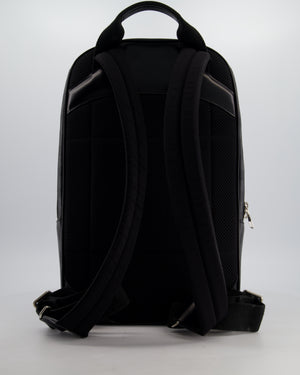 Louis Vuitton Grey Michael Backpack in Damier Graphite Canvas with Silver Hardware