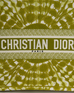 Christian Dior Khaki Green Tye Dye Medium Book Tote RRP £2500