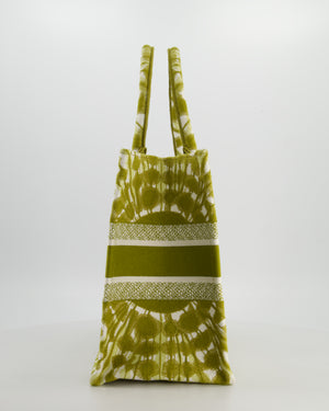 Christian Dior Khaki Green Tye Dye Medium Book Tote RRP £2500