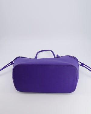 Louis Vuitton Purple Epi Leather Neverfull MM Tote Bag with Silver Hardware RRP £1,830