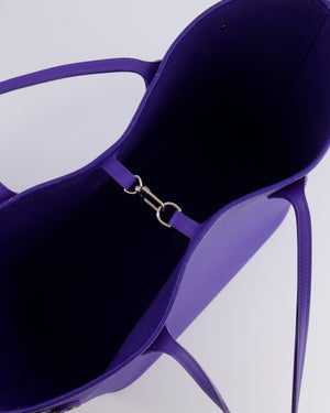 Louis Vuitton Purple Epi Leather Neverfull MM Tote Bag with Silver Hardware RRP £1,830