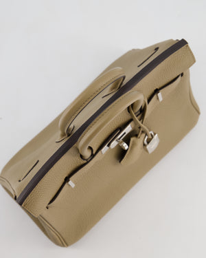 Hermès Birkin 25 Retourne Bag in Beige Marfa Togo Leather with Palladium Hardware