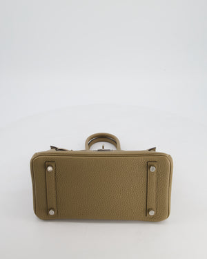 Hermès Birkin 25 Retourne Bag in Beige Marfa Togo Leather with Palladium Hardware