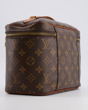 Louis Vuitton Brown Monogram Canvas Vanity Case with Gold Hardware RRP £950