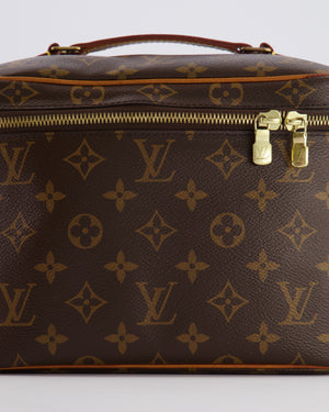 Louis Vuitton Brown Monogram Canvas Vanity Case with Gold Hardware RRP £950
