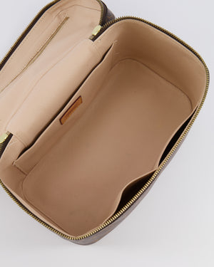 Louis Vuitton Brown Monogram Canvas Vanity Case with Gold Hardware RRP £950