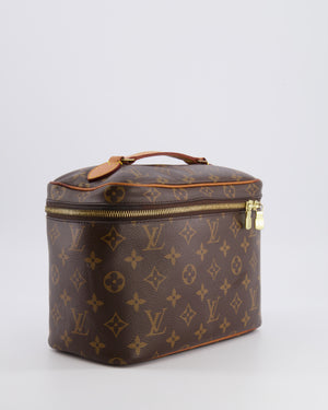 Louis Vuitton Brown Monogram Canvas Vanity Case with Gold Hardware RRP £950