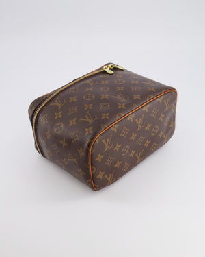 Louis Vuitton Brown Monogram Canvas Vanity Case with Gold Hardware RRP £950