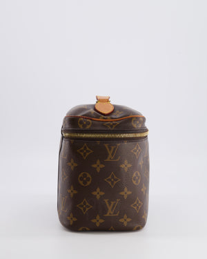 Louis Vuitton Brown Monogram Canvas Vanity Case with Gold Hardware RRP £950