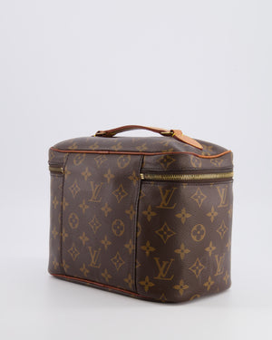 Louis Vuitton Brown Monogram Canvas Vanity Case with Gold Hardware RRP £950