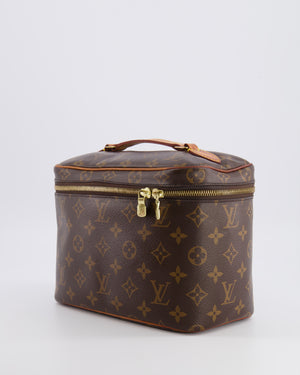 Louis Vuitton Brown Monogram Canvas Vanity Case with Gold Hardware RRP £950
