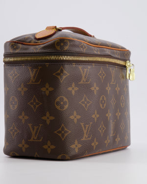 Louis Vuitton Brown Monogram Canvas Vanity Case with Gold Hardware RRP £950