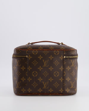 Louis Vuitton Brown Monogram Canvas Vanity Case with Gold Hardware RRP £950