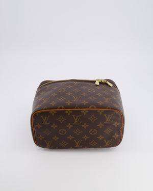 Louis Vuitton Brown Monogram Canvas Vanity Case with Gold Hardware RRP £950