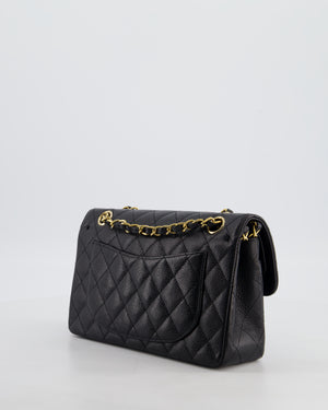*RARE* Chanel Vintage Black Small Classic Double Flap Bag in Caviar Leather with 24K Gold Hardware