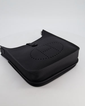 Hermès Evelyne III 29 Bag in Noir Taurillon Clemence Leather with Palladium Hardware