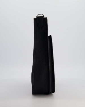 Hermès Evelyne III 29 Bag in Noir Taurillon Clemence Leather with Palladium Hardware